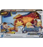 MAIN CAPTAIN MARVEL AVEC LANCE FLECHETTES NERF POWER MOVES - AVENGERS SUPER HEROS - E7378