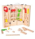 MALLETTE A OUTILS EN BOIS 30 PIECES - CLASSIC WORLD - JEU BRICOLAGE