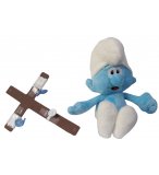 MARIONNETTE EN PELUCHE A FIL : SCHTROUMPF RIGOLO 23 CM - SCHTROUMPF