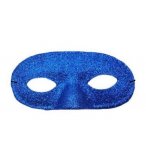 MASQUE LOUP METALLISE BLEU ADULTE - ACCESSOIRE DEGUISEMENT CARNAVAL