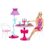 MATTEL - X7942 - BARBIE - SALLE A MANGER - MOBILIER MAISON BARBIE