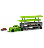 MEGA CAMION TRANSPORTEUR STACK & STORE VERT + VOITURE - DICKIE TOYS CITY - 203747002