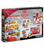 MEGA EDUKIT 7 EN 1 CARS 3 DISNEY - PUZZLES, QUIZZY, DOMINO, MEMO, CUBES - CLEMENTONI - 11942