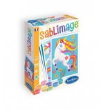 MINI SABLIMAGE LICORNES - SABLE COLORE - SENTOSPHERE - 8104 - LOISIR CREATIF