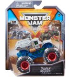 MONSTER JAM DOUBLE DECKER - VEHICULE MINIATURE METAL GRIS - SPIN MASTER