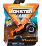 MONSTER JAM EL TORO LOCO - VEHICULE MINIATURE METAL ORANGE ET JAUNE - SPIN MASTER
