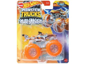 Monster Trucks Hot Wheels Tiger Shark - S�rie Power Smashers - V�hicule M�tal �chelle 1:64 - Mattel - HYJ21