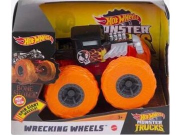 Monster Trucks Wrecking Wheels Bone Shaker - Hot Wheels voiture noir - Mattel - GKC85