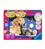 NUMERO D'ART BRILLANT NUIT ETOILEE - RAVENSBURGER - 28058 - PEINTURE