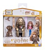 PACK AMITIE FIGURINES MAGICAL MINIS HARRY POTTER : HERMIONE GRANGER, RUBEUS HAGRID, FANG - WIZARDING WORLD - SPIN MASTER - 20133241