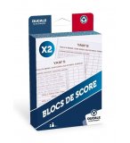 PACK DE 2 BLOCS DE SCORE YAM'S - 80 FEUILLES DE MARQUE - DUCALE