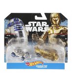 PACK DE 2 VEHICULES STAR WARS R2-D2 ET C-3PO - HOT WHEELS CHARACTER CARS - MATTEL - DXR03