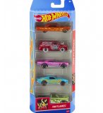 PACK DE 5 VEHICULES HOT WHEELS : FLAMES - MATTEL - HTV47 - SET VOITURES MINIATURES