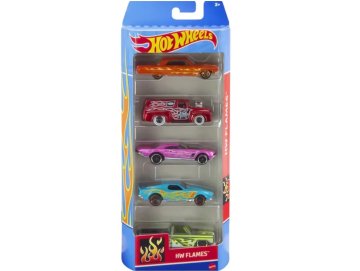 Pack de 5 v�hicules Hot Wheels : HW Flames - Mattel - HTV47 - Set voitures miniatures