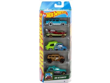 Pack de 5 v�hicules Hot Wheels : HW Getaways - Mattel - JBJ77 - Set voitures miniatures