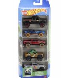 PACK DE 5 VEHICULES HOT WHEELS : REMOTE ADVENTURES - MATTEL - HTV53 - SET VOITURES MINIATURES
