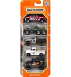 PACK DE 5 VEHICULES MATCHBOX : MBX OFF ROAD - MATTEL - HFH10 - SET VOITURES MINIATURES