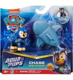 PAT PATROUILLE AQUA PUPS CHASE ET SON REQUIN - FIGURINE CHIEN - PAW PATROL - SPIN MASTER - 20139319