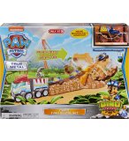 PAT PATROUILLE CAMION DINO PATROLLER : SAUVE LE T-REX + VOITURE METAL CHIEN CHASE - PAW PATROL DINO RESCUE