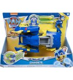 PAT PATROUILLE CHASE AVEC VOITURE DE POLICE TRANSFORMABLE - FIGURINE CHIEN - PAW PATROL MIGHTY PUPS SUPER PAWS - SPIN MASTER