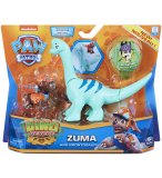 PAT PATROUILLE DINO RESCUE ZUMA ET SON BRONTOSAURE + DINOSAURE MYSTERE - FIGURINE CHIEN - PAW PATROL - SPIN MASTER - 20129716