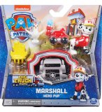 PAT PATROUILLE HERO PUP - MARCUS + DRONE DE SAUVETAGE A CLIPSER + POULE GALINETTA + CENTRE DE COMMANDE - FIGURINE CHIEN - PAW PATROL - SPIN MASTER - 20139037