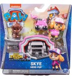 PAT PATROUILLE HERO PUP - STELLA + DRONE DE SAUVETAGE A CLIPSER + SINGE + CENTRE DE COMMANDE - FIGURINE CHIEN - PAW PATROL - SPIN MASTER - 20139038