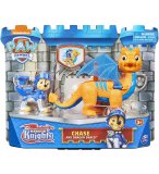 PAT PATROUILLE KNIGHTS RESCUE CHASE ET DRAGON DRACO ORANGE ET BLEU - FIGURINE CHIEN - PAW PATROL - SPIN MASTER - 20135925