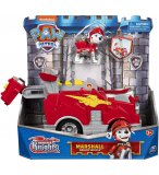 PAT PATROUILLE KNIGHTS RESCUE : MARCUS AVEC SON CAMION DE POMPIER - FIGURINE CHIEN - VEHICULE DE LUXE - PAW PATROL - SPIN MASTER - 20135918