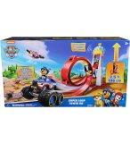 PAT PATROUILLE LE QUARTIER GENERAL RESCUE WHEELS 106 CM AVEC SONS ET LUMIERES + VEHICULE POLICE + FIGURINE CHASE - PAW PATROL - SPIN MASTER - 20146467