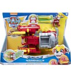 PAT PATROUILLE MARCUS AVEC CAMION POMPIER TRANSFORMABLE - FIGURINE CHIEN - PAW PATROL MIGHTY PUPS SUPER PAWS - SPIN MASTER