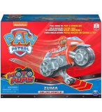 PAT PATROUILLE MOTO PUPS : ZUMA AVEC SA MOTO A RETROFRICTION - FIGURINE CHIEN - VEHICULE DE LUXE - PAW PATROL - SPIN MASTER - 20129831