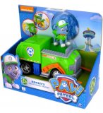 PAT PATROUILLE ROCKY AVEC CAMION POUBELLE - FIGURINE CHIEN - PAW PATROL - SPIN MASTER 