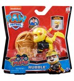 PAT PATROUILLE RUBEN AVEC SAC A DOS ET BADGE - FIGURINE CHIEN - PAW PATROL MOTO PUPS - SPIN MASTER - 20130055