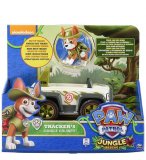 PAT PATROUILLE TRACKER ET SA JEEP - FIGURINE CHIEN - PAW PATROL JUNGLE RESCUE - SPIN MASTER - 20116039