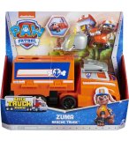 PAT PATROUILLE TRUCK RESCUE : ZUMA ET SON CAMION ANIMAUX - FIGURINE CHIEN ET BALEINE - VEHICULE DE LUXE - PAW PATROL - SPIN MASTER - 20139135