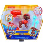PAT PATROUILLE ZUMA AVEC SON ET SAC A DOS TRANSPORTABLE - FIGURINE CHIEN - PAW PATROL THE MOVIE - SPIN MASTER - 20130319