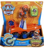 PAT PATROUILLE ZUMA AVEC SON HOVERCRAFT + DINOSAURE MYSTERE - FIGURINE CHIEN - PAW PATROL DINO RESCUE