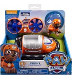 PAT PATROUILLE ZUMA ET SON HOVERCRAFT - FIGURINE CHIEN - PAW PATROL - SPIN MASTER