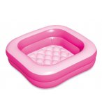 PATAUGEOIRE GONFLABLE CARREE ROSE BEBE 1-3 ANS - SUMMER WAVES - BAIGNOIRE DOUCHE