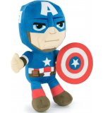 PELUCHE AVENGERS : CAPTAIN AMERICA 31 CM - MARVEL - PERSONNAGE DC - PELUCHE LICENCE