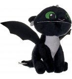 PELUCHE BEBE DRAGON NOIR VIFAGILE 37 CM YEUX VERT - PELUCHE LICENCE DRAGONS