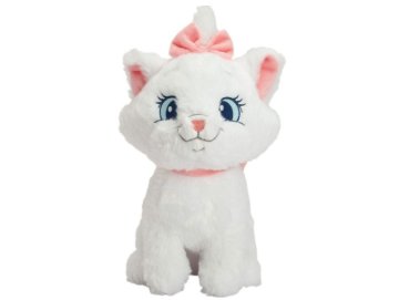 Peluche Chat Blanc Marie 33 cm Les Aristochats - Doudou enfant