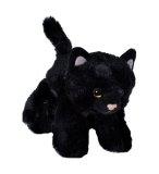 PELUCHE CHAT NOIR 18 CM - WILD REPUBLIC - 18089