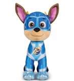 PELUCHE CHIEN CHASE 29 CM - PAT' PATROUILLE MIGHTY PUPS SUPER PAWS - PELUCHE LICENCE