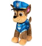 PELUCHE CHIEN CHASE 32 CM - PAT' PATROUILLE LE FILM - PELUCHE LICENCE PAW PATROL THE MOVIE
