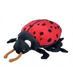 PELUCHE COCCINELLE 21 CM - INSECTE - WILD PLANET - K8198