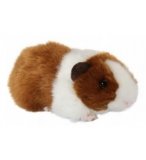 PELUCHE COCHON D'INDE BRUN 18 CM - LIVING NATURE - AN18B