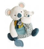 PELUCHE D'ACTIVITES YOCA LE KOALA ET SON BEBE 25 CM - DOUDOU ET COMPAGNIE - DC3669