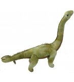PELUCHE DINOSAURE DIPLODOCUS VERT 45 CM - DINO BRUN - ANIMAUX PREHISTORIQUES - WILD PLANET - K8360